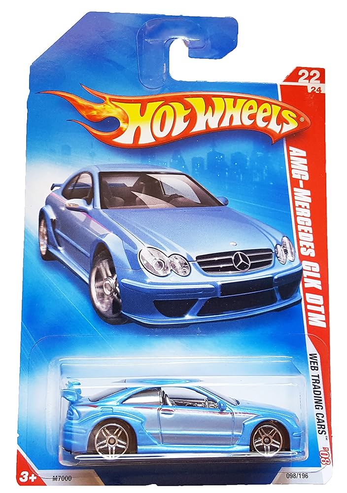 Amazon.com: Hot Wheels 2008 Web Trading Cars Blue AMG